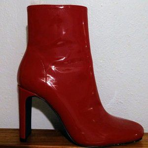 Red Ankle Booties